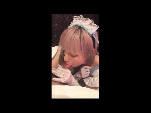 ❤️ Japanisches Idol [mayuka], französisches Dienstmädchenkostüm, Teil 1, Blowjob und Wichsen mit Lotion ❌ Fuck video bei uns ❤